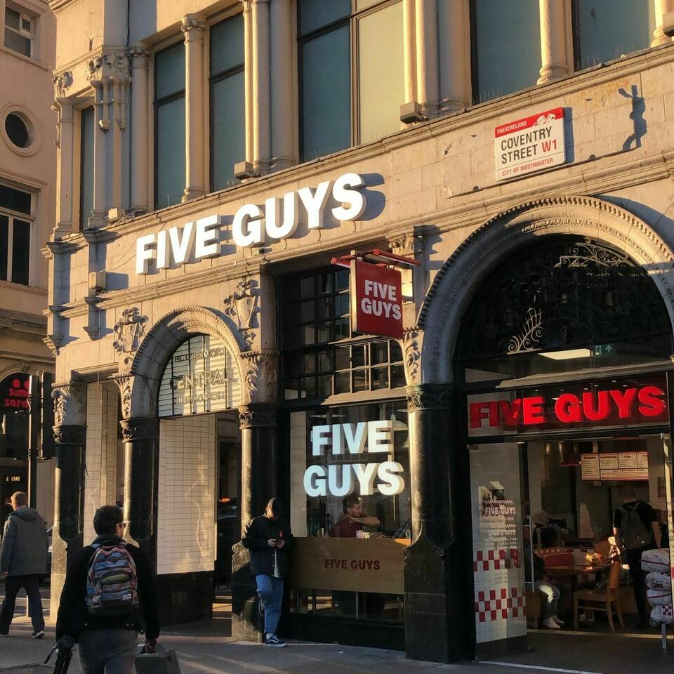 Five Guys store front
