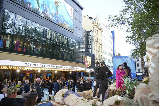 The Little Mermaid Premiere in Leicester Square!