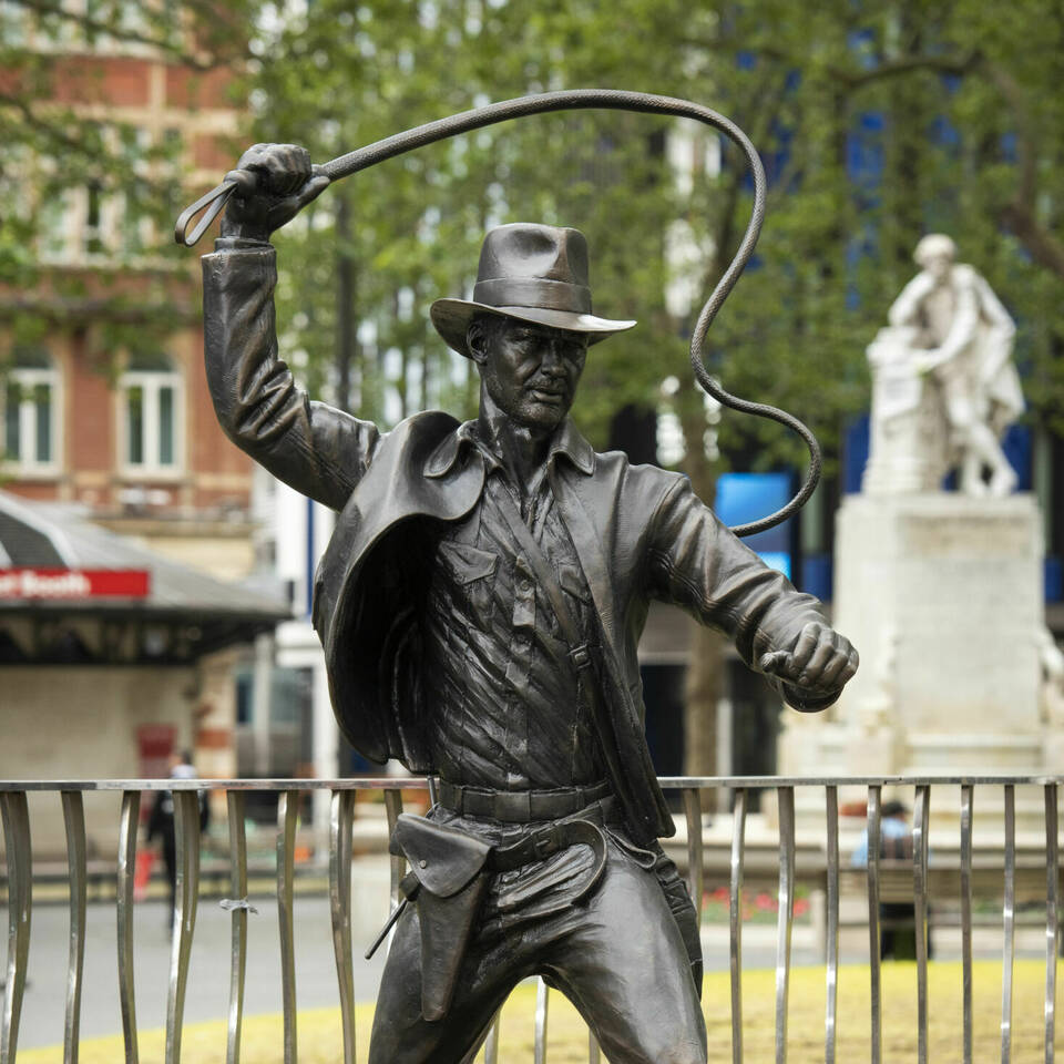 Iconic Indiana Jones Statue Unveiled at… | Discover Leicester Square